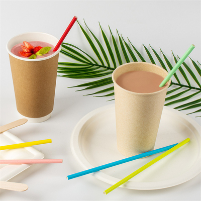 12mm 10mm scharfer Endblasen-Tee Straw Individual Wrap