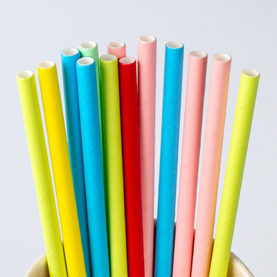 12mm 10mm scharfer Endblasen-Tee Straw Individual Wrap