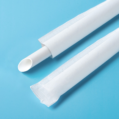 Biologisch abbaubares trinkendes Papiergiftiges kundenspezifisches Logo des stroh-6*197mm 8*230mm nicht