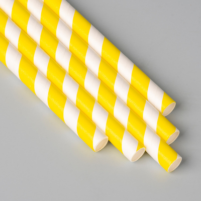 Bunter Streifen-Kasten verpackte freundliches Wegwerf- Papier-Straw Eco -
