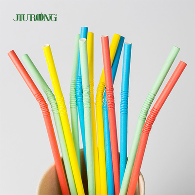 Kundenspezifisches gerades Biopapier, das Straw For Coffee Boba Tea trinkt