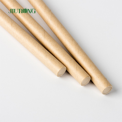135mm Längen-biologisch abbaubares Papier Straw For Drinking Beverage