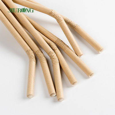 135mm Längen-biologisch abbaubares Papier Straw For Drinking Beverage