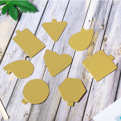 14mm Stärke-Quadrat ringsum Kuchen-Brett kundengebundenen Größe MDF