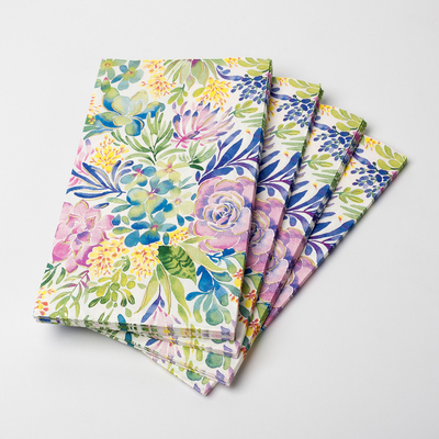 Kompostierbare bunte Blumen-Papier-Servietten-Nahrungsmittelgrad-Gewohnheit