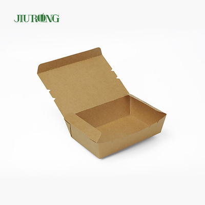 Biologisch abbaubarer Einweg-Lebensmittelbehälter aus Papier, 900 ml, recycelbar