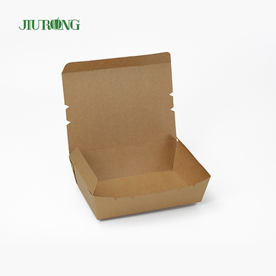 Biologisch abbaubarer Einweg-Lebensmittelbehälter aus Papier, 900 ml, recycelbar