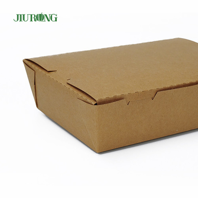 Biologisch abbaubarer Einweg-Lebensmittelbehälter aus Papier, 900 ml, recycelbar