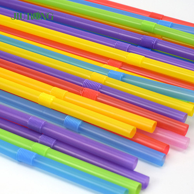 Biologisch abbaubare freundliche Wegwerf- Strohe Eco färbten Plastik-4.6*150mm