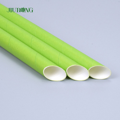 Jiurong Food Grade Biologisch abbaubare Papierstrohhalme Weihnachten Umweltfreundlich