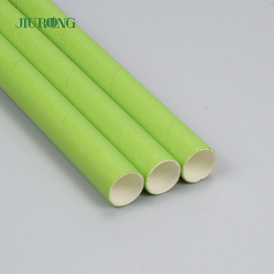 Jiurong Food Grade Biologisch abbaubare Papierstrohhalme Weihnachten Umweltfreundlich