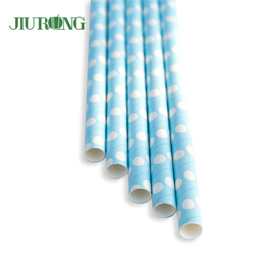 Restaurant Kraft Eco Friendly Papierstrohhalme biologisch abbaubar 12 * 230 mm