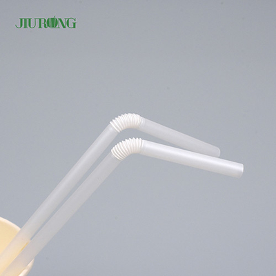 Umweltfreundliche, biologisch abbaubare Pla-Strohhalme, 4,6 x 150 mm Papierstrohhalme für heiße Getränke