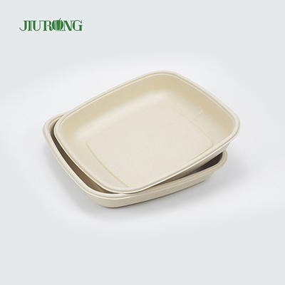 Bagasse Takeaway Einweg-Zuckerrohr-Pappteller Biologisch abbaubar