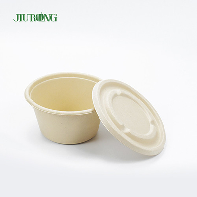 Umweltfreundlicher Lebensmittelbehälter aus Zuckerrohr, biologisch abbaubare Bagasse-Boxen zum Mitnehmen, 600 ml