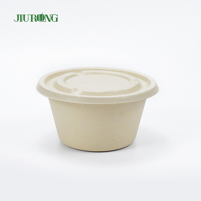 Umweltfreundlicher Lebensmittelbehälter aus Zuckerrohr, biologisch abbaubare Bagasse-Boxen zum Mitnehmen, 600 ml