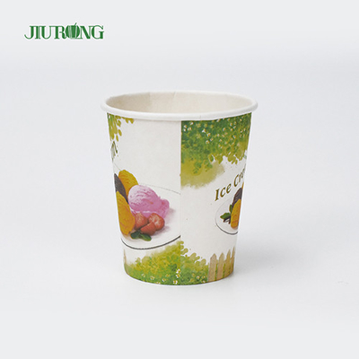 5oz 6oz einwandige biologisch abbaubare Pappbecher aus Kraftpapier für Kaffee, Milch, Tee
