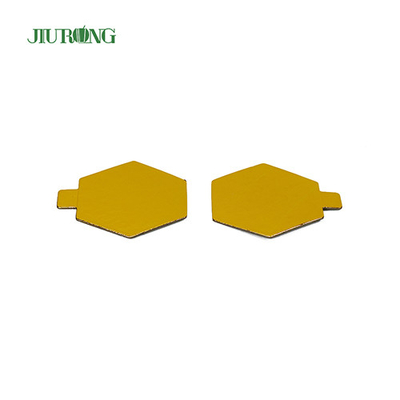 Polygon Food Grade Mini-Einweg-Kuchenbrett-Folienpapier 95 * 82 mm