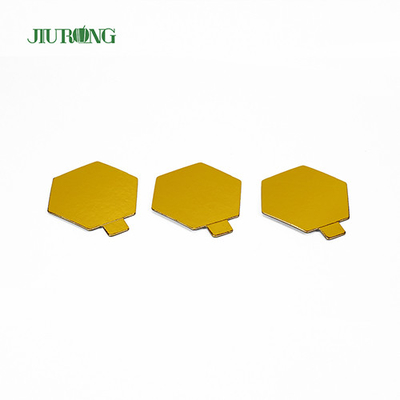 Polygon Food Grade Mini-Einweg-Kuchenbrett-Folienpapier 95 * 82 mm
