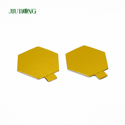 Polygon Food Grade Mini-Einweg-Kuchenbrett-Folienpapier 95 * 82 mm