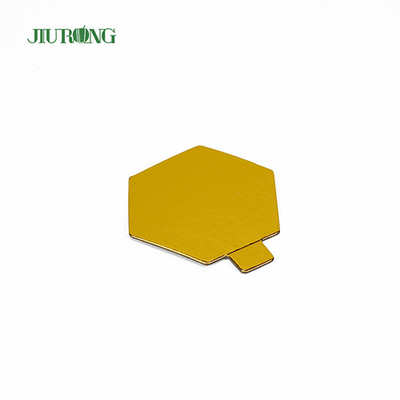 Polygon Food Grade Mini-Einweg-Kuchenbrett-Folienpapier 95 * 82 mm