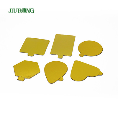 90 mm goldenes Einweg-Tortenbrett