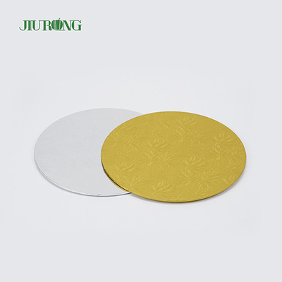 MDF-Wellpappe, Gold, rund, Kuchenbrett, 25,4 cm, recycelbar, JIURONG