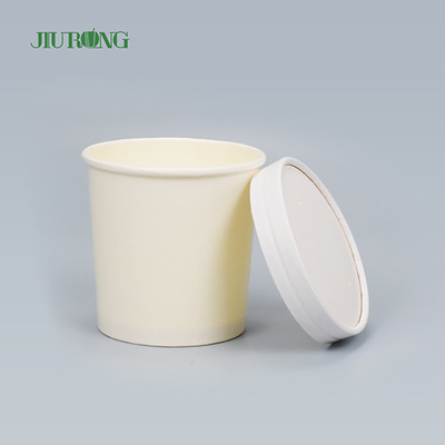Kundenspezifische Eiscreme-Papierschüsseln in Lebensmittelqualität, mikrowellengeeignet, 8 OZ, umweltfreundlich