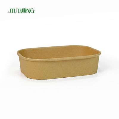 Hotel Haushalt 750 ml Papier Lunch Bowl Einweg Kraft Suppenschüssel