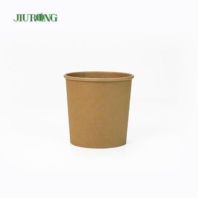Biologisch abbaubare Einweg-Kraftpapierschalen 26 OZ UV-Beschichtung für Salat