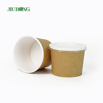 Biologisch abbaubare Papierschale in Lebensmittelqualität, recycelbarer 30-Unzen-Eiscreme-Pappbecher