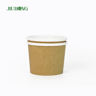 Biologisch abbaubare Papierschale in Lebensmittelqualität, recycelbarer 30-Unzen-Eiscreme-Pappbecher
