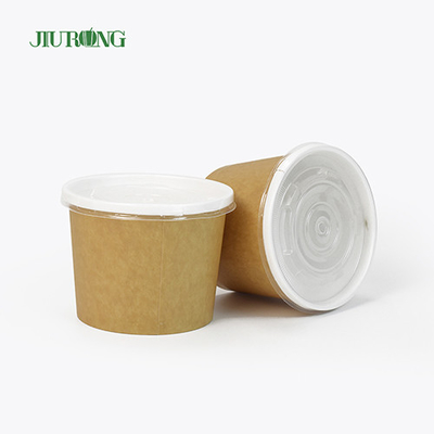 Biologisch abbaubare Papierschale in Lebensmittelqualität, recycelbarer 30-Unzen-Eiscreme-Pappbecher