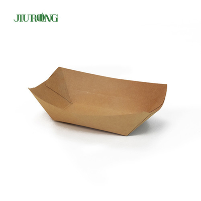 Behälter aus recycelbarem, biologisch abbaubarem Papier, 85 x 50 x 45 mm, gewelltes Kraftpapier