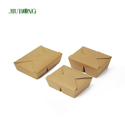 Verpackung zum Mitnehmen Biologisch abbaubarer Papierbehälter 1480 ml für Wurstwaren