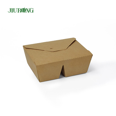 Verpackung zum Mitnehmen Biologisch abbaubarer Papierbehälter 1480 ml für Wurstwaren