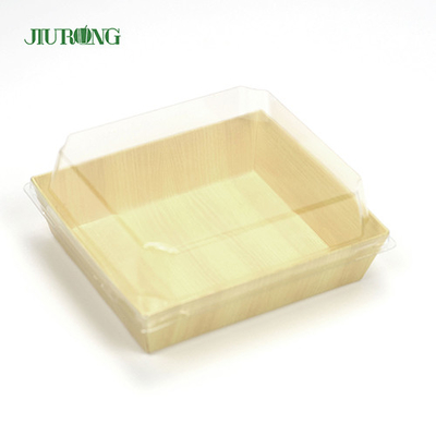 Recycelte, biologisch abbaubare Lebensmittelbehälter aus Papier, Sushi-Tablett, 180 mm, für Lebensmittelgeschäfte