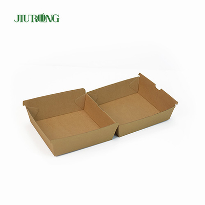 Einzüngige umweltfreundliche Verpackung zum Mitnehmen aus recyceltem Kraftpapier 1600 ml