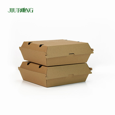Einzüngige umweltfreundliche Verpackung zum Mitnehmen aus recyceltem Kraftpapier 1600 ml
