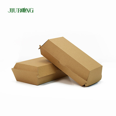 Recycelbare, umweltfreundliche Lebensmittelbehälter zum Mitnehmen, biologisch abbaubar, Länge 180 mm