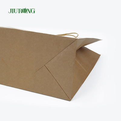 Take Away SOS Kraft biologisch abbaubare Papiertüte, recycelbar, BSCI-zertifiziert