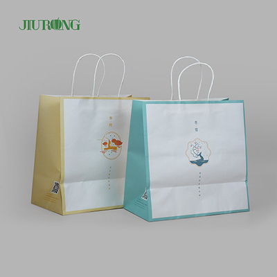 Benutzerdefinierte SOS Takeaway Biologisch abbaubare braune Papiertüten Eco Friendly ODM