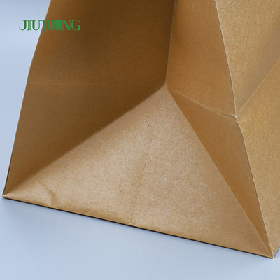 Biologisch abbaubare Papiertüte zum Mitnehmen, 320 mm hoch, umweltfreundliche Krafttüten