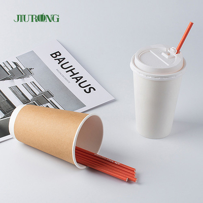 Kundenspezifisches gerades biologisch abbaubares Papier Straw For Fast Food LFGB