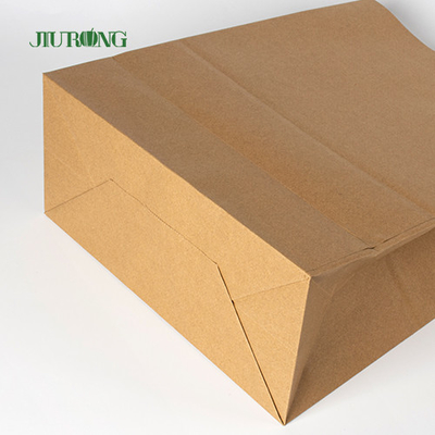Kraftpapier-Tasche PAS- Brown mit dem Griff aufbereiteten Mittagessen-Verpacken der Lebensmittel