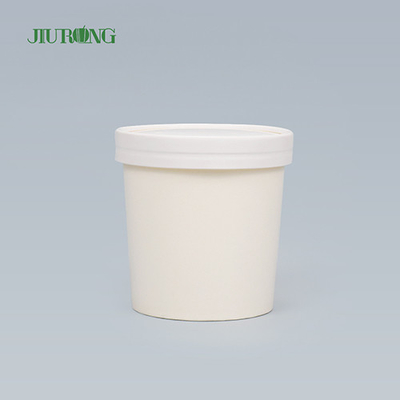Kundenspezifische Eiscreme-Papierschüsseln in Lebensmittelqualität, mikrowellengeeignet, 8 OZ, umweltfreundlich