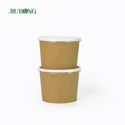 Biologisch abbaubare Papierschale in Lebensmittelqualität, recycelbarer 30-Unzen-Eiscreme-Pappbecher